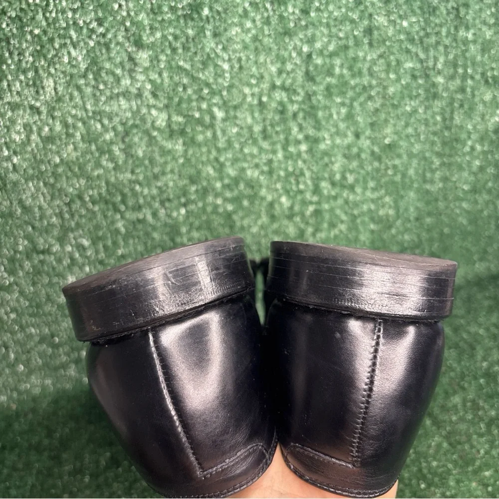 Allen Edmonds Shoes Men’s Size 11.5 B Black Park Avenue Leather‎ USA Cap Toe